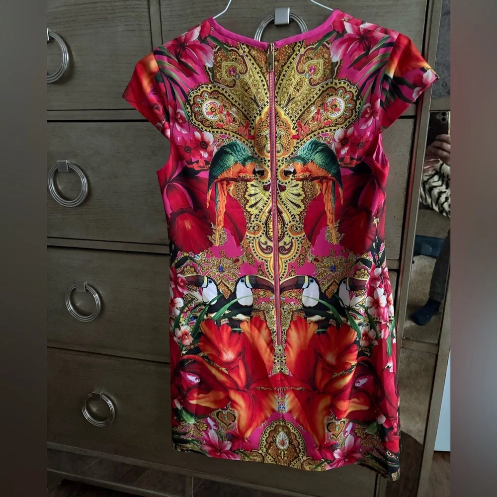 Ted Baker Aalia paisley Mini Dress - Picture 4 of 6